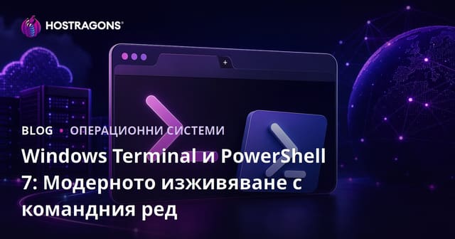 Windows Terminal и PowerShell 7: Модерното изживяване с командния ред