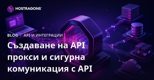 Създаване на API Proxy и сигурна комуникация на API