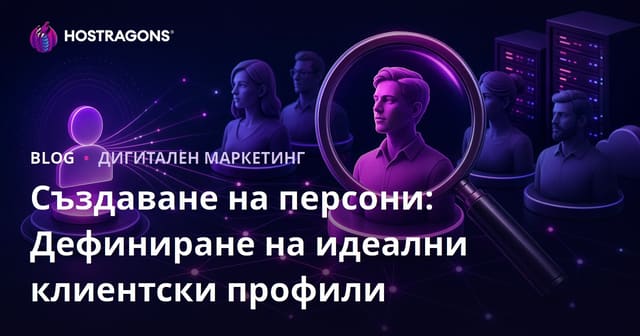 Създаване на персони: Дефиниране на идеални клиентски профили