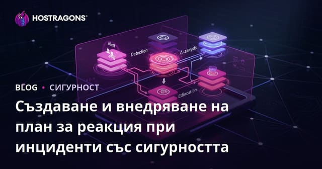 Създаване и внедряване на план за реакция при инциденти със сигурността