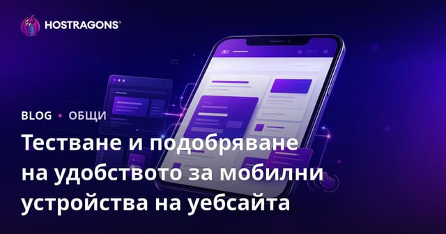 Тестване и подобряване на удобството за мобилни устройства на уебсайта