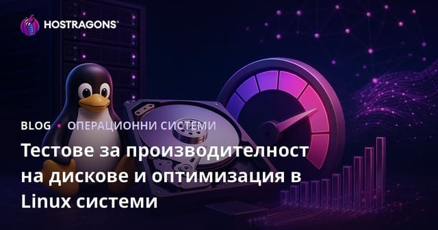 Тестове за производителност на дискове и оптимизация в Linux системи
