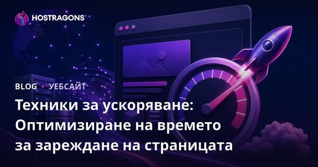 Техники за ускорение: Оптимизиране на времето за зареждане на страниците