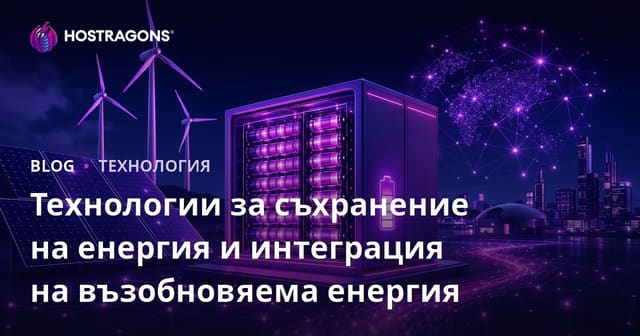 Технологии за съхранение на енергия и интеграция на възобновяема енергия