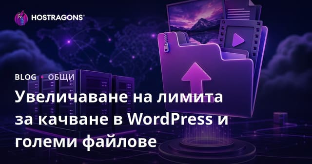 Увеличаване на лимита за качване на WordPress и работа с големи файлове