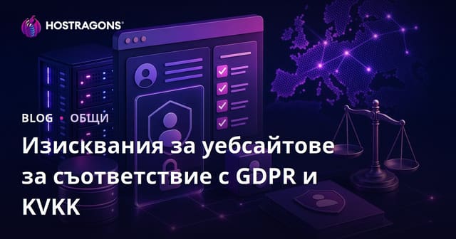 Изисквания за уебсайтове за съответствие с GDPR и KVKK