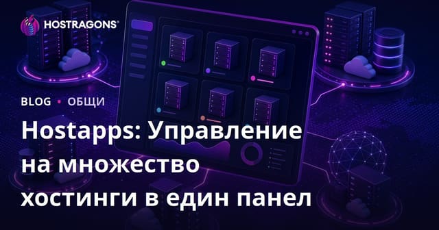 Hostapps: Едно решение за управление на многобройни хостинг акаунти
