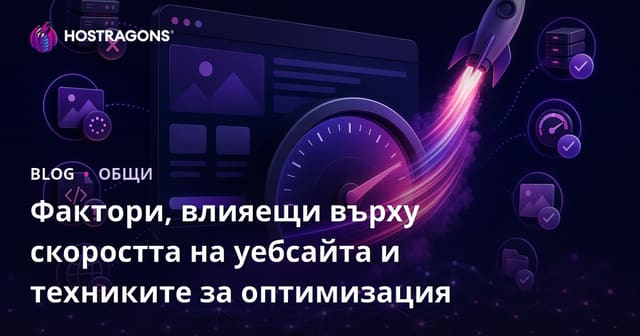Фактори, влияещи върху скоростта на уебсайта и техниките за оптимизация
