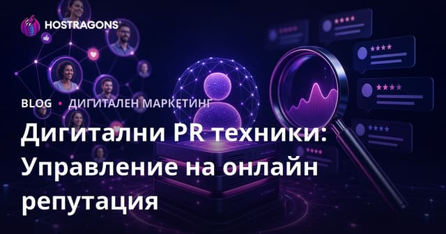 Дигитални PR техники: Управление на онлайн репутация