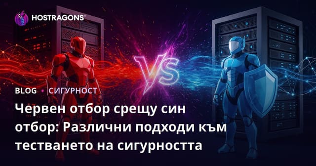 Червен екип срещу Син екип: Различни подходи в сигурността