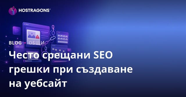 Често срещани SEO грешки при създаване на уебсайтове