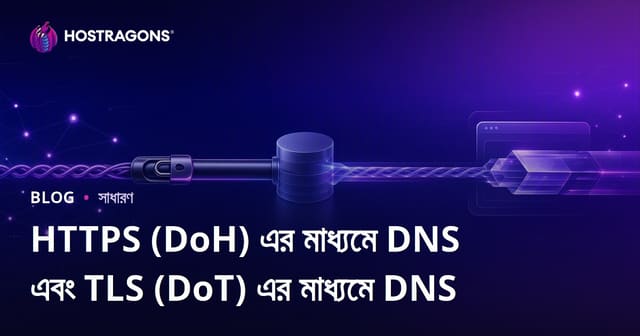 HTTPS (DoH) এর মাধ্যমে DNS এবং TLS (DoT) এর মাধ্যমে DNS