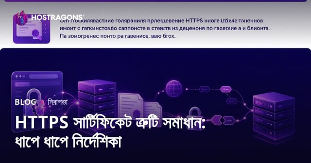 HTTPS সার্টিফিকেট সমস্যা সমাধান: ধাপে ধাপে গাইড