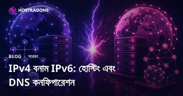 IPv4 বনাম IPv6: হোস্টিং এবং DNS কনফিগারেশন