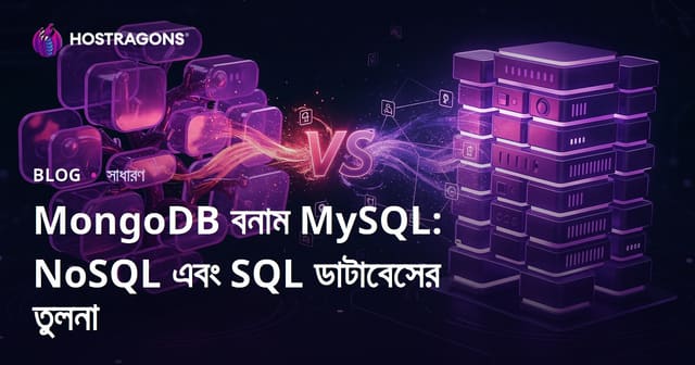 MongoDB বনাম MySQL: NoSQL ও SQL ডেটাবেস তুলনা ও বাঙালি ওয়েব প্রজেক্টে বেছে নেওয়ার কৌশল