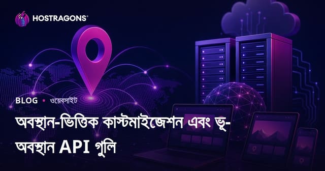অবস্থান-ভিত্তিক কাস্টমাইজেশন এবং ভূ-অবস্থান API গুলি