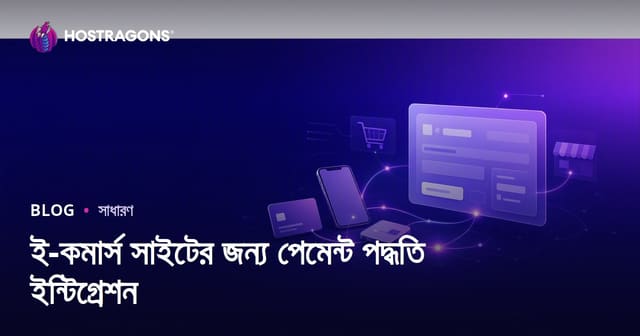 ই-কমার্স সাইটের জন্য আধুনিক পেমেন্ট পদ্ধতি ইন্টেগ্রেশন