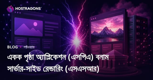 এক-পৃষ্ঠার ওয়েব অ্যাপ্লিকেশন (SPA) বনাম সার্ভার-সাইড রেন্ডারিং (SSR): কোনটি আপনার সাইটের জন্য উপযুক্ত?