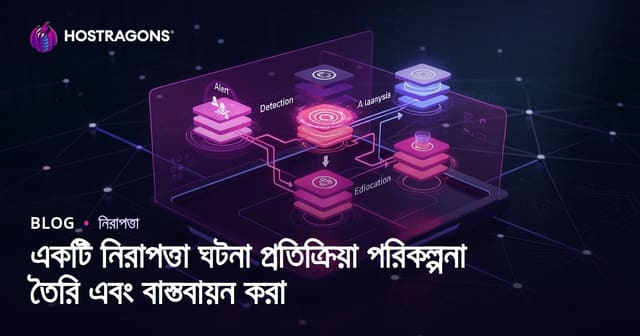 নিরাপত্তা ঘটনা প্রতিক্রিয়া পরিকল্পনা তৈরি ও বাস্তবায়ন