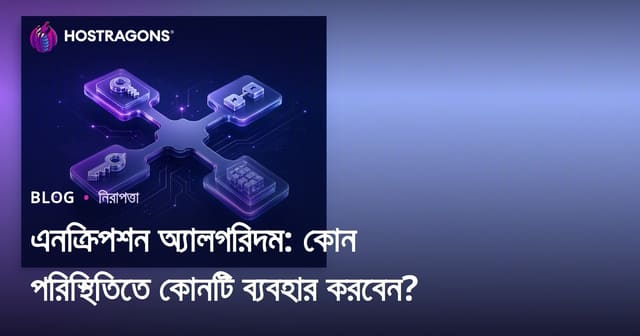 এনক্রিপশন অ্যালগরিদম: কোন পরিস্থিতিতে কোনটি ব্যবহার করবেন?
