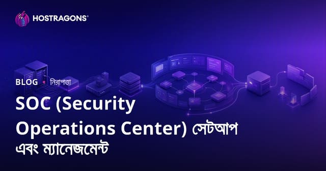 SOC (সিকিউরিটি অপারেশন সেন্টার) স্থাপনা ও ব্যবস্থাপনা: পূর্ণাঙ্গ গাইড