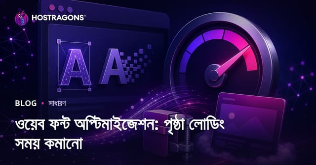 ওয়েব ফন্ট অপ্টিমাইজেশন: পৃষ্ঠা লোডিং সময় কমানো