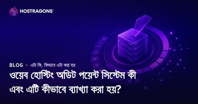 ওয়েব হোস্টিং অডিট পয়েন্ট সিস্টেম কী এবং এটি কীভাবে ব্যাখ্যা করা হয়?