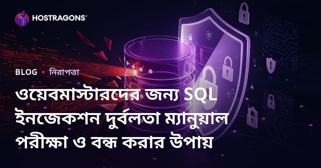 ওয়েবমাস্টারদের জন্য SQL ইনজেকশন দুর্বলতা ম্যানুয়াল পরীক্ষা ও বন্ধ করার উপায়
