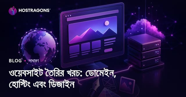 ওয়েবসাইট তৈরি খরচ: ডোমেইন, হোস্টিং এবং ডিজাইন—বাংলাদেশে কিভাবে শুরু করবেন