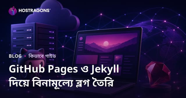 গিটহাব পেজেস এবং জেকিল ব্যবহার করে সম্পূর্ণ বিনামূল্যে এবং শূন্য খরচে ব্লগ তৈরি করা