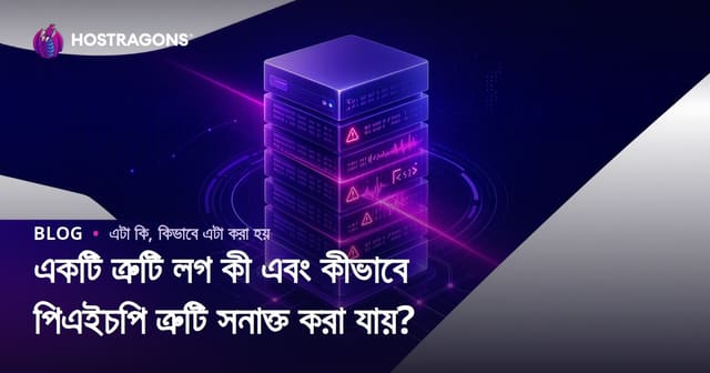 একটি ত্রুটি লগ কী এবং কীভাবে পিএইচপি ত্রুটি সনাক্ত করা যায়?