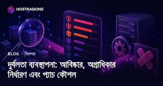 দুর্বলতা ব্যবস্থাপনা: আবিষ্কার, অগ্রাধিকার নির্ধারণ এবং প্যাচ কৌশল