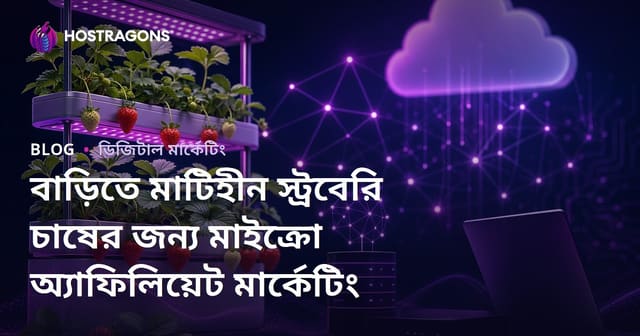 বাড়িতে মাটিহীন স্ট্রবেরি চাষের জন্য মাইক্রো অ্যাফিলিয়েট মার্কেটিং