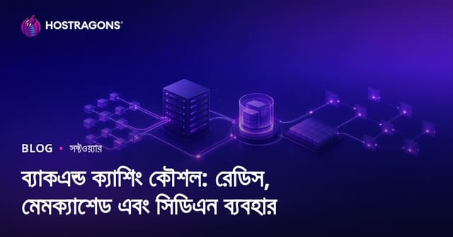 ব্যাকএন্ড ক্যাশিং কৌশল: রেডিস, মেমক্যাশেড এবং সিডিএন ব্যবহার