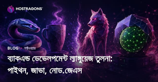 ব্যাকএন্ড ডেভেলপমেন্ট ল্যাঙ্গুয়েজ তুলনা: পাইথন, জাভা, নোড.জেএস