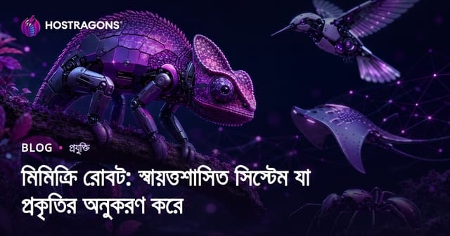 মিমিক্রি রোবট: স্বায়ত্তশাসিত সিস্টেম যা প্রকৃতির অনুকরণ করে