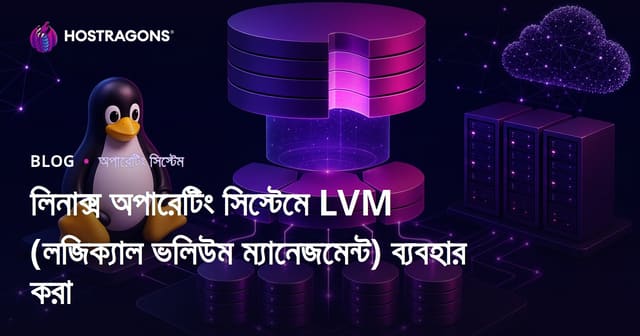 লিনাক্স অপারেটিং সিস্টেমে LVM (লজিক্যাল ভলিউম ম্যানেজমেন্ট) ব্যবহার করা