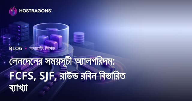 লেনদেনের সময়সূচী অ্যালগরিদম: FCFS, SJF, রাউন্ড রবিন বিস্তারিত ব্যাখ্যা