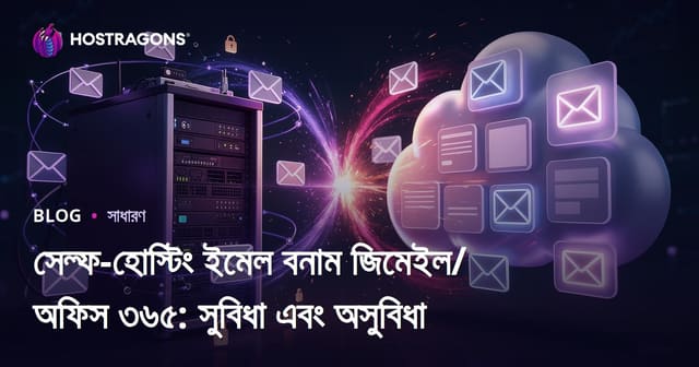 সেল্ফ-হোস্টিং ইমেল বনাম জিমেইল/অফিস ৩৬৫: সুবিধা এবং অসুবিধা