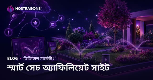 স্মার্ট সেচ ব্যবস্থা এবং বাগান অটোমেশন নিয়ে একটি বিক্রয় অংশীদারিত্ব সাইট
