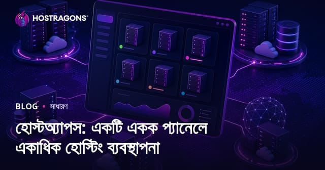 Hostapps: একটিতে বহু হোস্টিং ম্যানেজমেন্ট — সহজ ও দক্ষ ওয়েব সাইট পরিচালনা