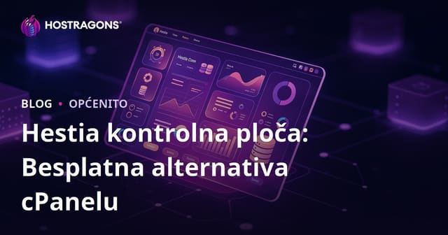 Hestia kontrolna ploča: Besplatna alternativa cPanelu