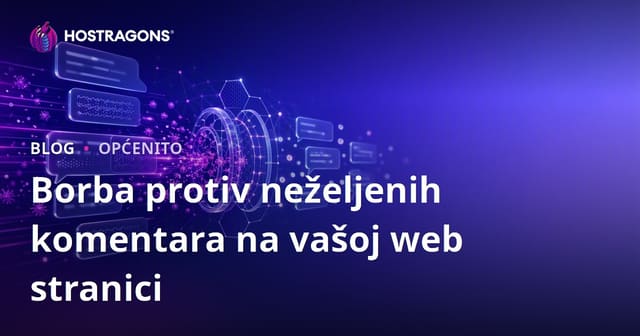 Borba protiv neželjenih komentara na vašoj web stranici