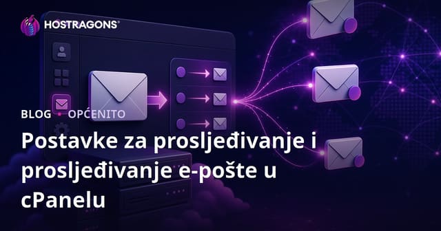 Postavke za prosljeđivanje i prosljeđivanje e-pošte u cPanelu