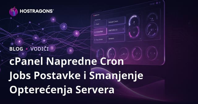 cPanel Napredne Cron Jobs Postavke i Smanjenje Opterećenja Servera