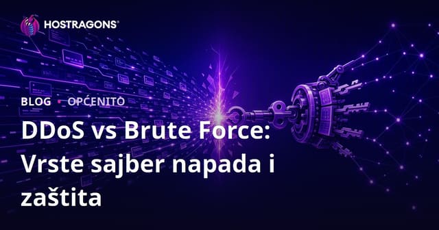 DDoS vs Brute Force: Vrste sajber napada i zaštita