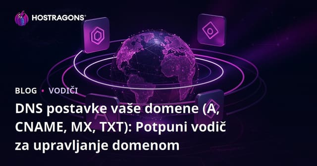 DNS postavke vaše domene (A, CNAME, MX, TXT): Potpuni vodič za upravljanje domenom