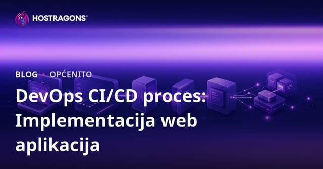 DevOps CI/CD proces: Implementacija web aplikacija