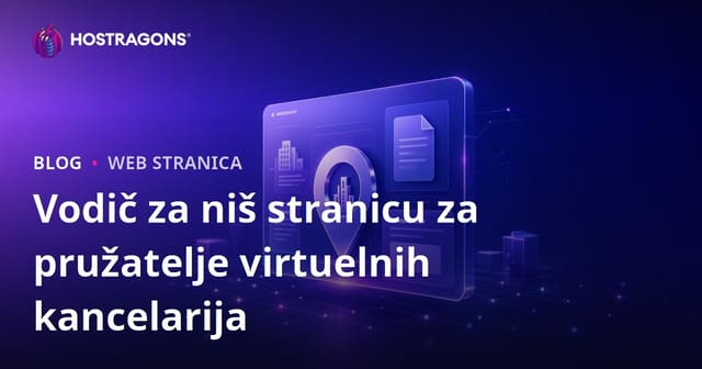 Korporativni nišni sajt koji analizira samo virtualne kancelarije i pravne adrese