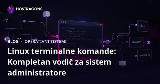 Linux terminalne komande: Kompletan vodič za sistem administratore